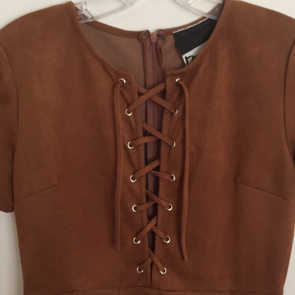 Faux suede dress - Picture 2 of 10